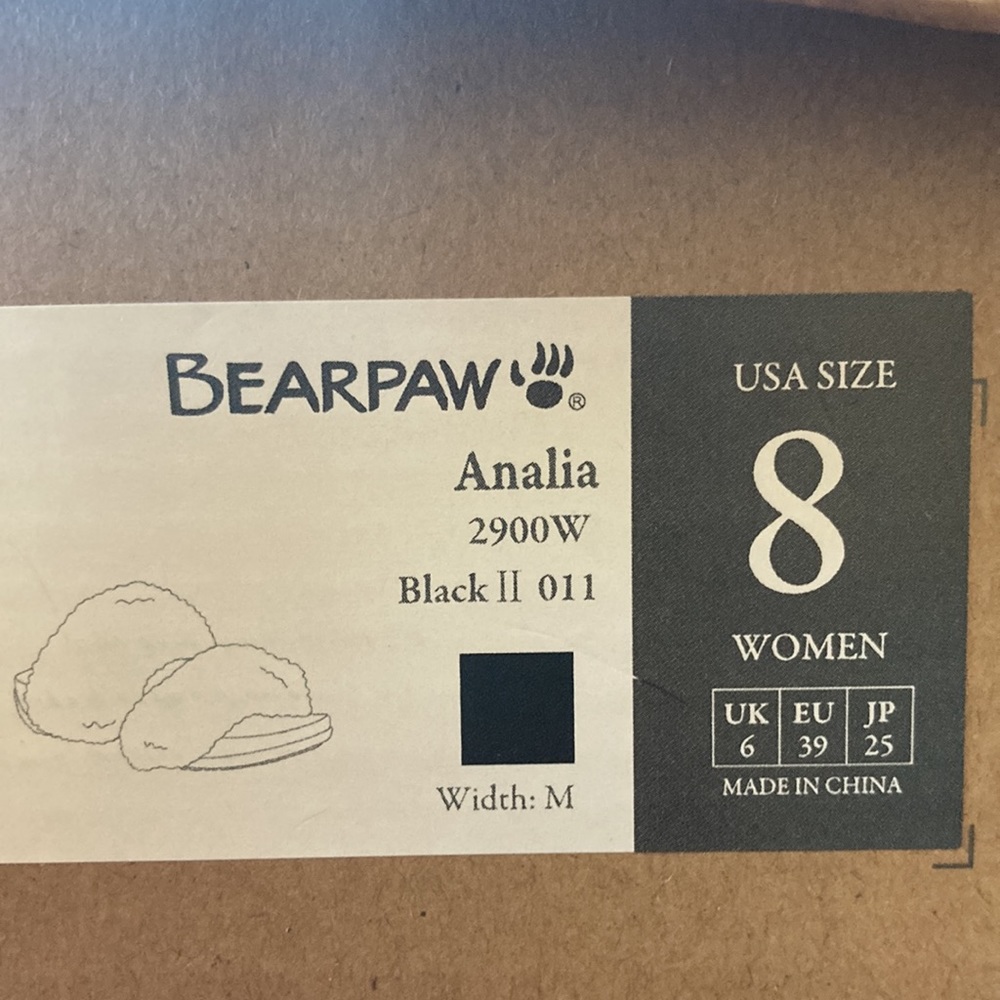 BearPaw Analia fuzzy sandals - Picture 9 of 12